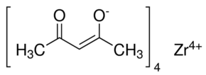 Zirconium(IV) acetylacetonate Chemical Structure